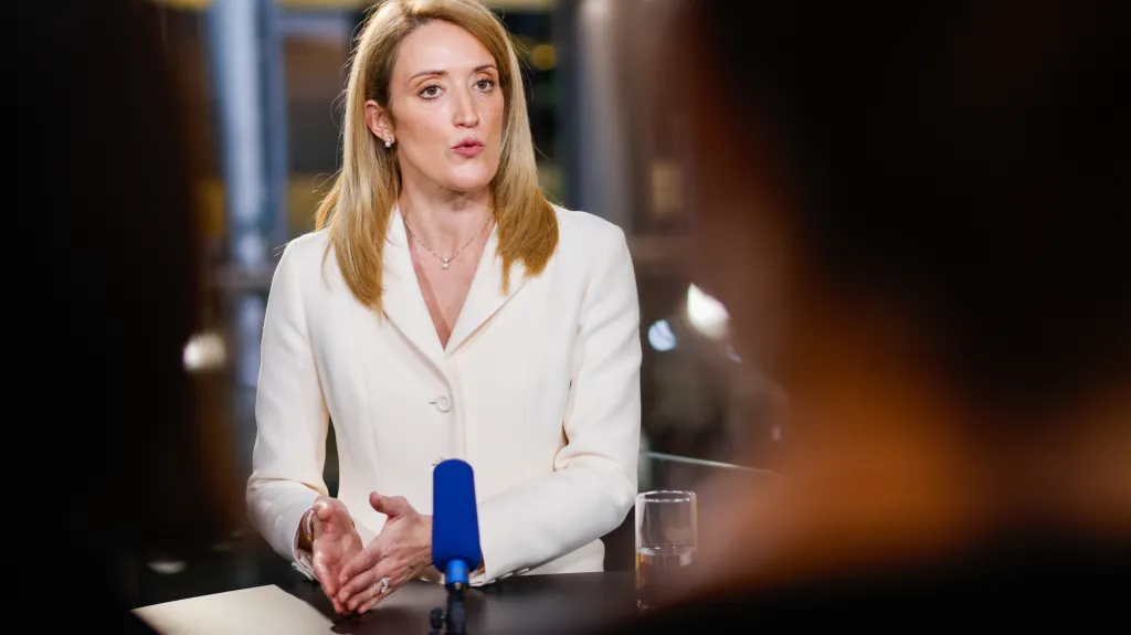 Předsedkyně Evropského parlamentu Roberta Metsolová