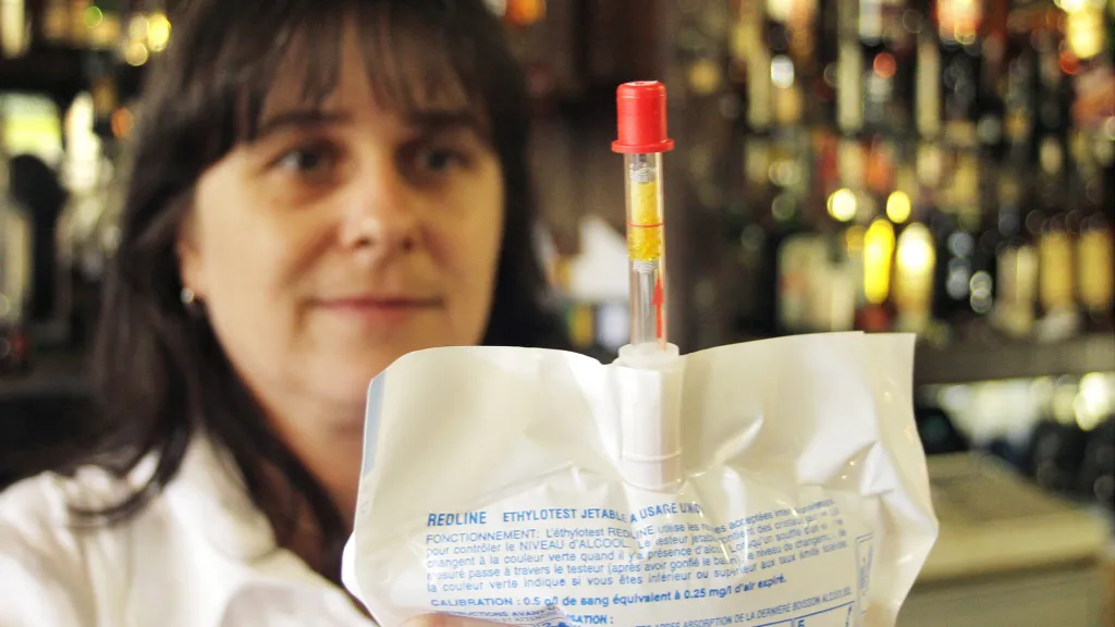 Jednorázový test na alkohol