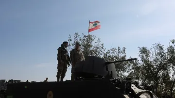 Libanonská armáda na jihu země u hranic s Izraelem