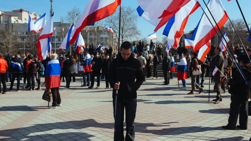 Leninovo náměstí v Simferopolu