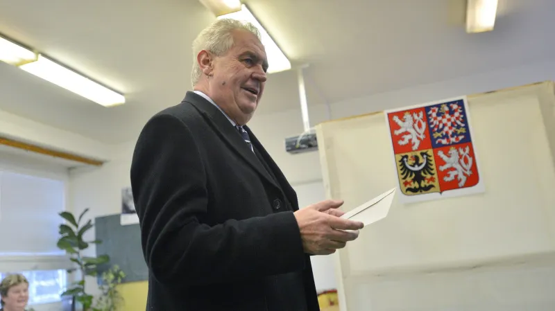 Miloš Zeman odvolil v pražských Stodůlkách
