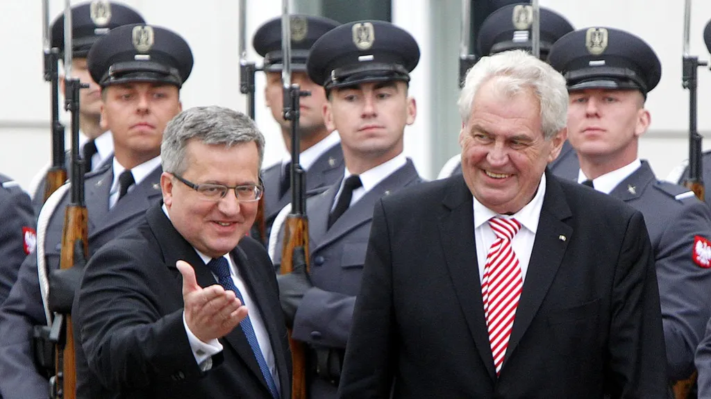 Prezident Miloš Zeman na návštěvě Polska