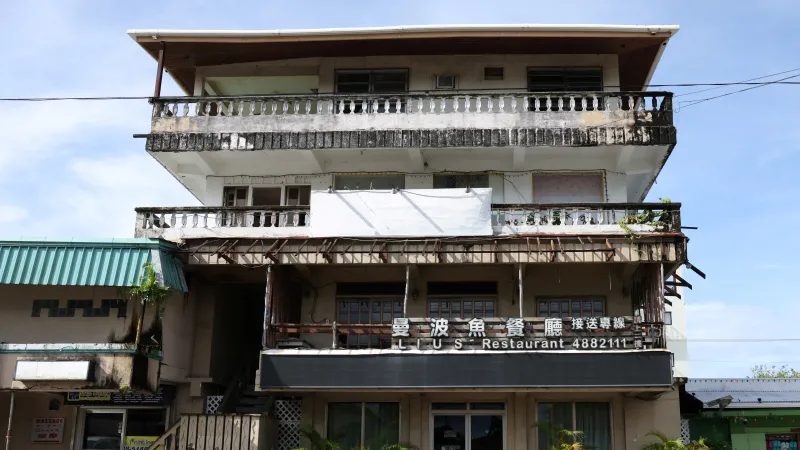 Restaurace Fuji, kterou vlastní rodina šéfa palauského senátu