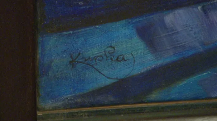 František Kupka / Tvar modré (detail)