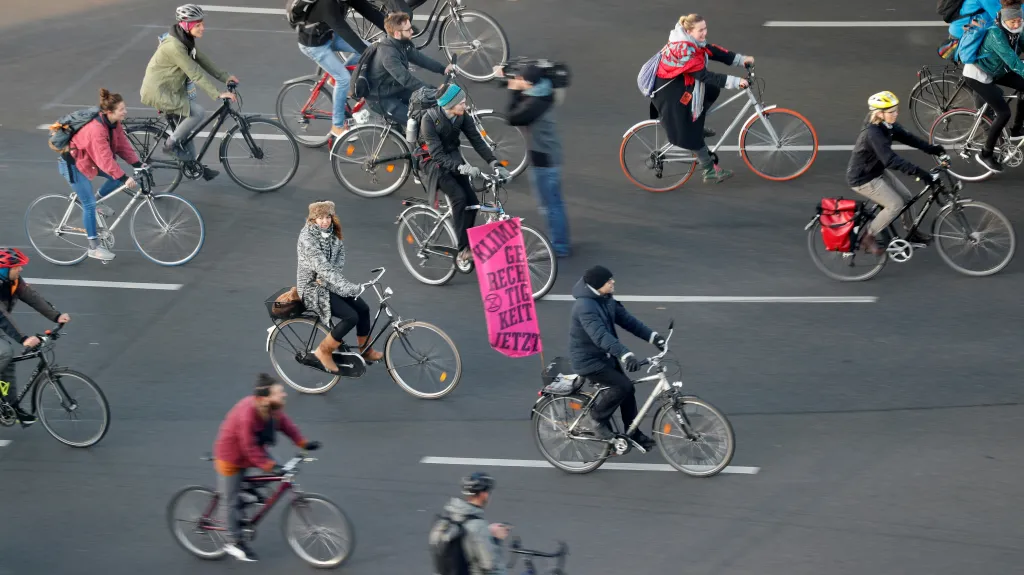 Klimatický protest v Berlíně