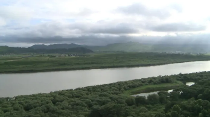 Řeka Tchu-men vytyčuje hranici mezi Ruskem, Čínou a KLDR