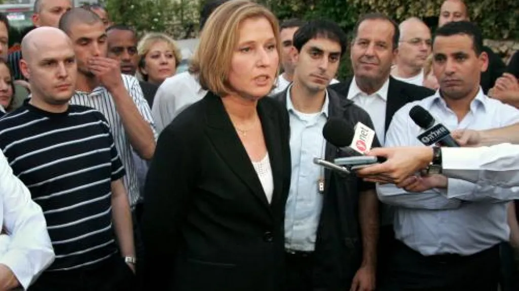 Předsedkyně izraelské strany Kadima Cipi Livniová