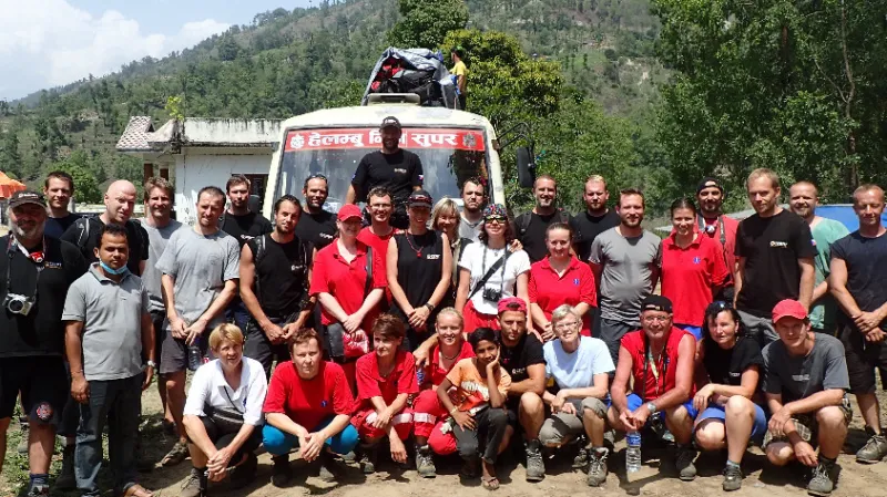 Suraj se členy Traumateamu