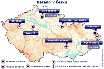 Přehledně: Cesta uprchlíků českým azylovým systémem