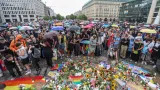 Pieta za oběť a raněné při útoku na berlínský pochod hrdosti