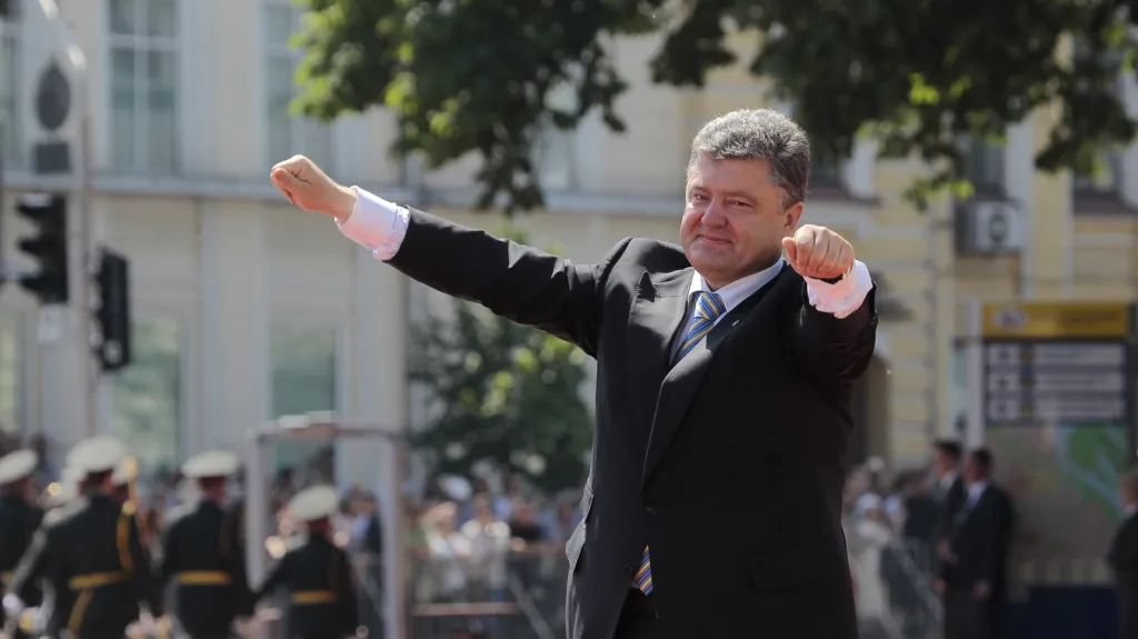 Petro Porošenko po slavnostní inauguraci