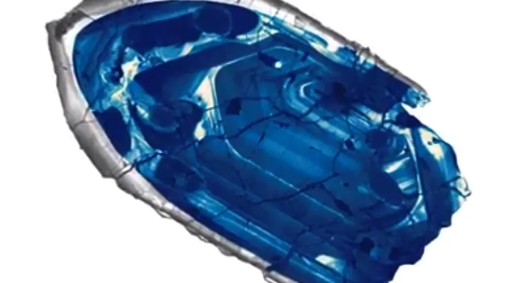 Úlomek zirkonu z Jack Hills