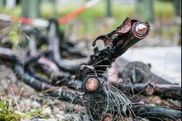 Za požár rozvodny v německém Reutlingenu zřejmě může žhář, uvedli vyšetřovatelé