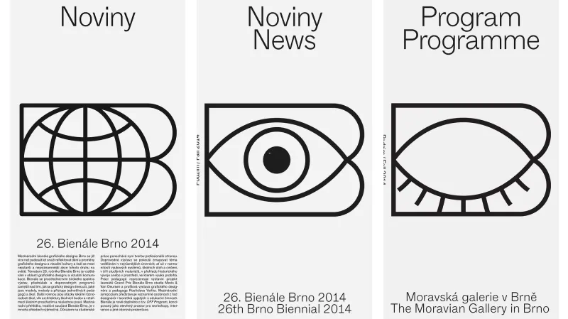 Vizuál 26. bienále grafického designu v Brně