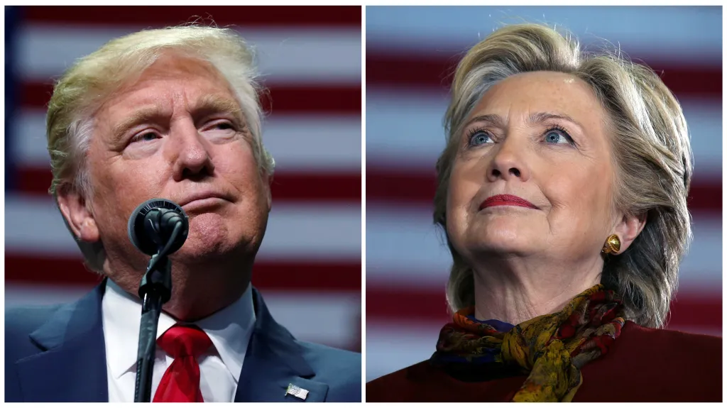 Donald Trump a Hillary Clintonová
