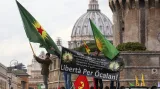 Kurdské protesty během Erdoganovy návštěvy Vatikánu