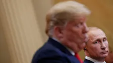 Donald Trump a Vladimir Putin