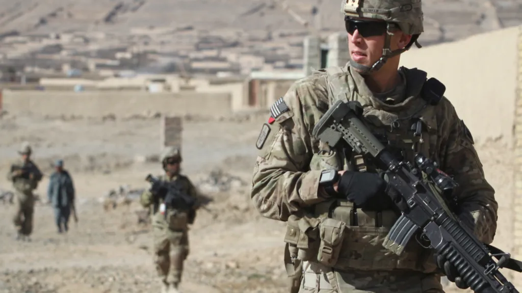 Americká hlídka v Afghánistánu