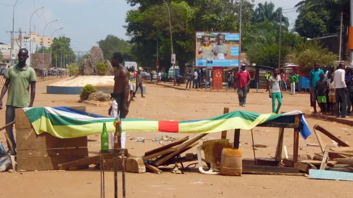 Protest proti vojenské misi OSN v Bangui