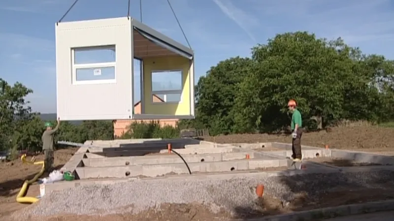 Stavba školky v Brně-Ořešíně