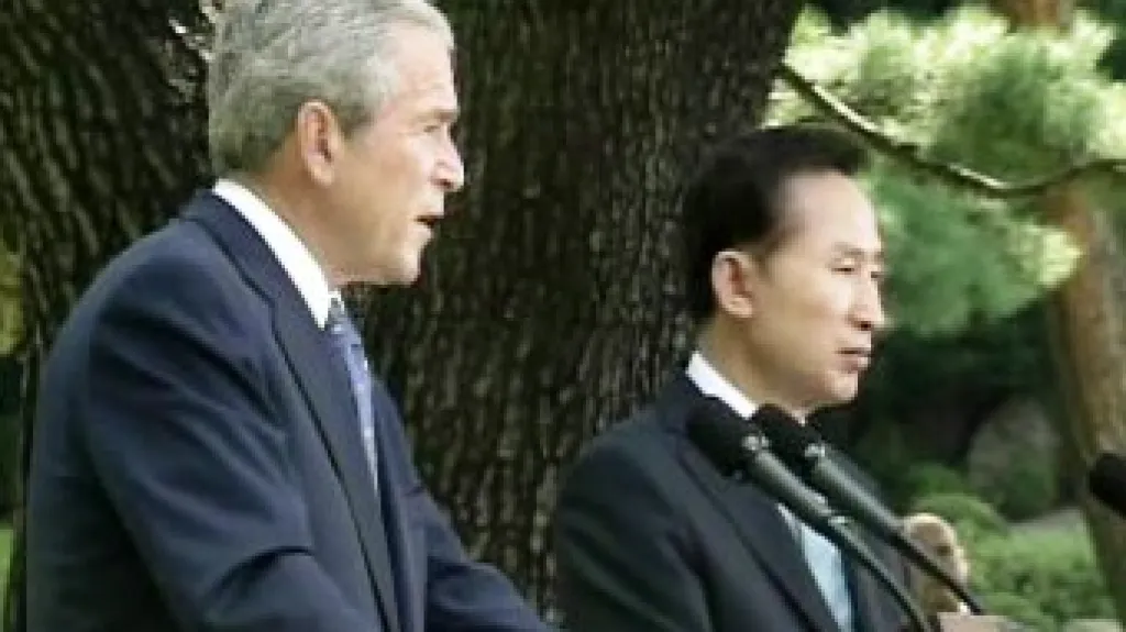 George Bush a I Mjong-bak