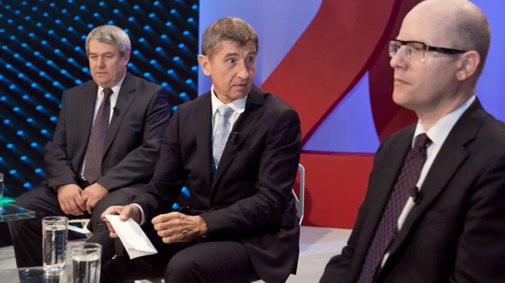 Debata vítězů ve studiu ČT