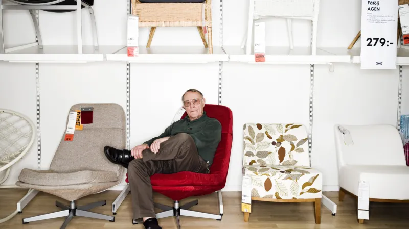 Ingvar Kamprad na snímku z roku 2010