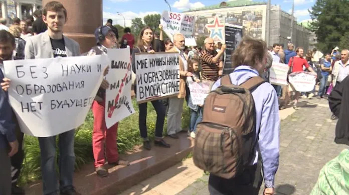 Protest ruských vědců proti odlivu mozků do zahraničí