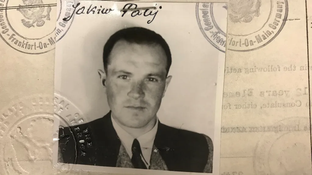 Jakiv Palij na snímku z roku 1949