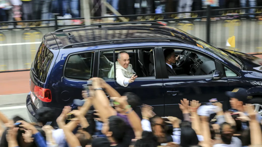 Papež František v Manile