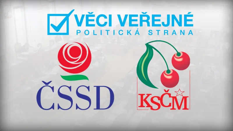 Věci veřejné, ČSSD a KSČM