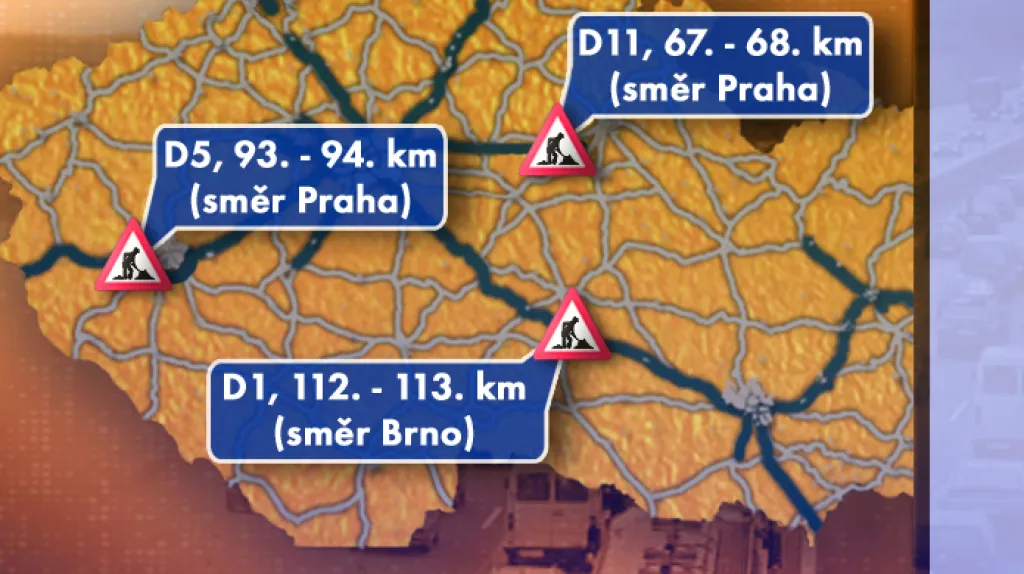 Dopravní situace ve čtvrtek 24. 7. 2008