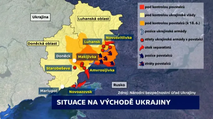 Situace na východě Ukrajiny