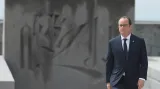 Francois Hollande na pietní akci v Jerevanu