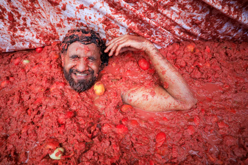 Španělský festival Tomatina