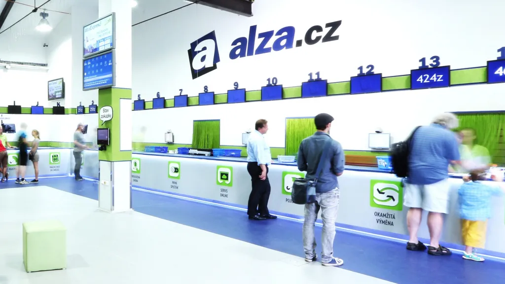 Výdej zboží e-shopu Alza.cz