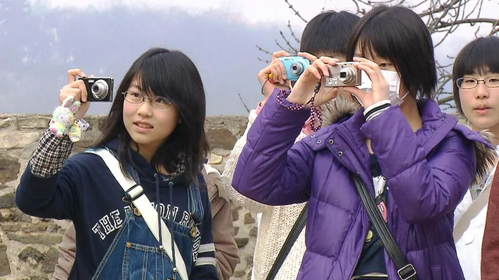 Japonské děti na výletě v Praze