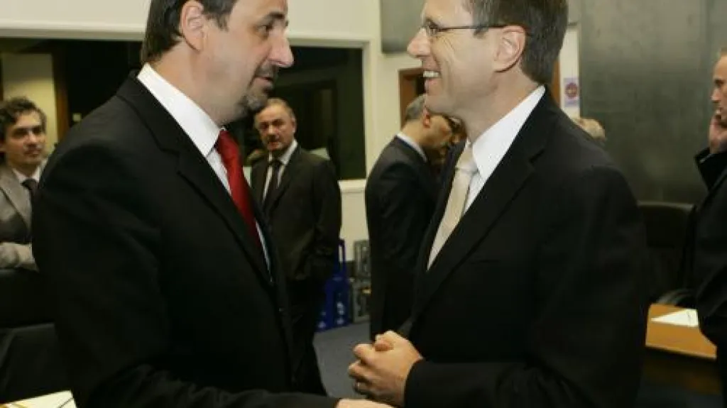 Jan Kohout a Samuel Žbogar