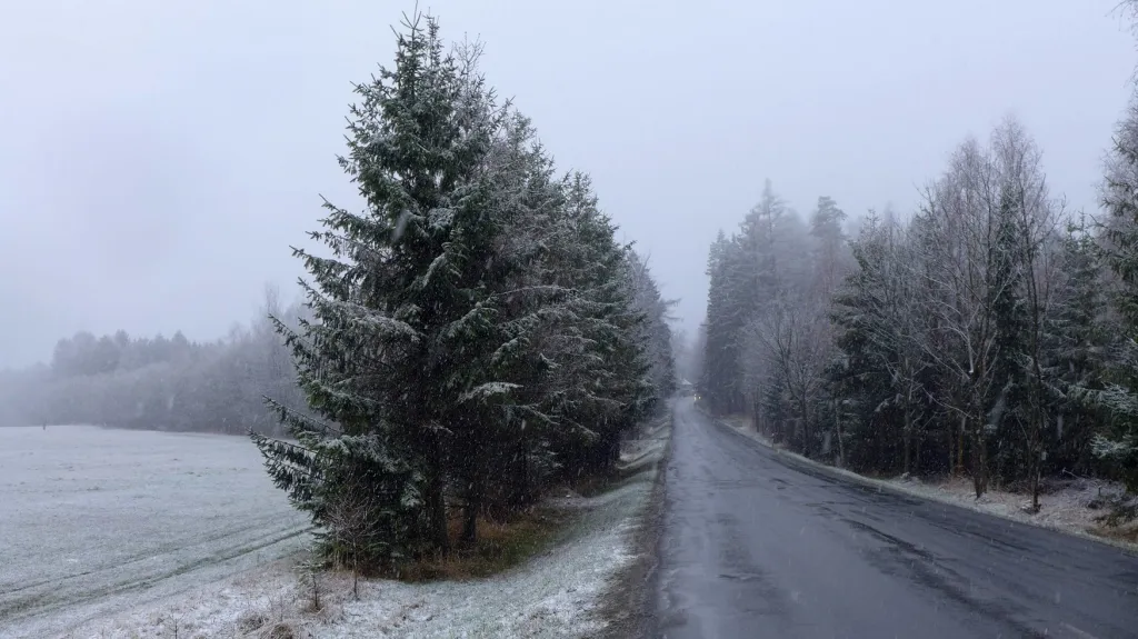 Zimní počasí na Českomoravské vrchovině
