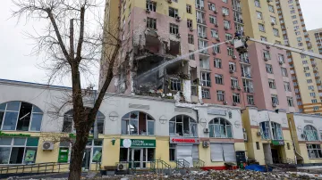 Ruské údery na Kyjev (27. 12. 2025)