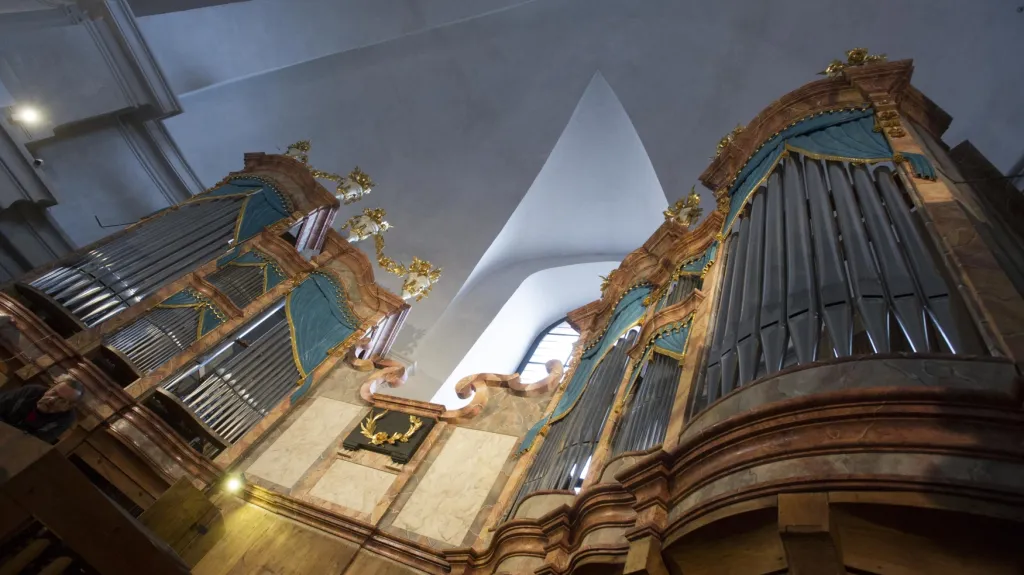 Varhany v piaristickém kostele v Litomyšli