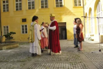 Johanka z Arku na kopidlenském zámku