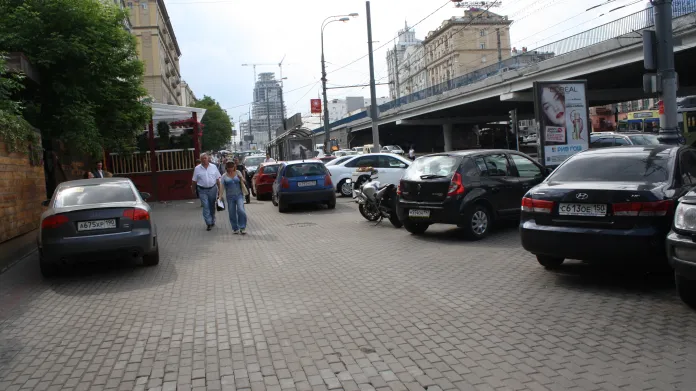 Parkování v Moskvě v roce 2013