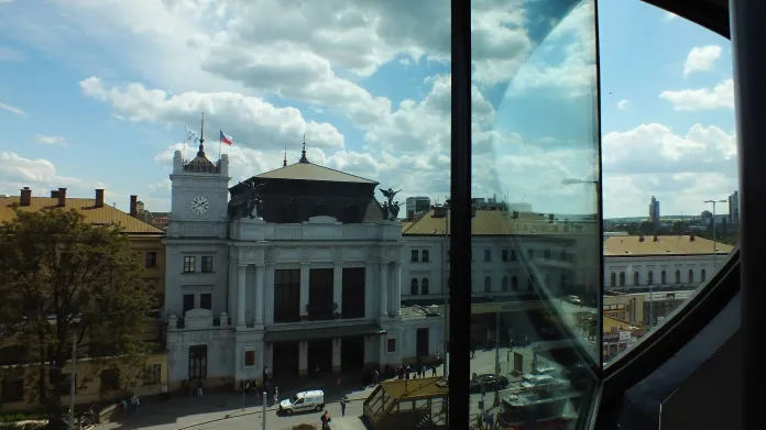 Budova hlavního nádraží v Brně