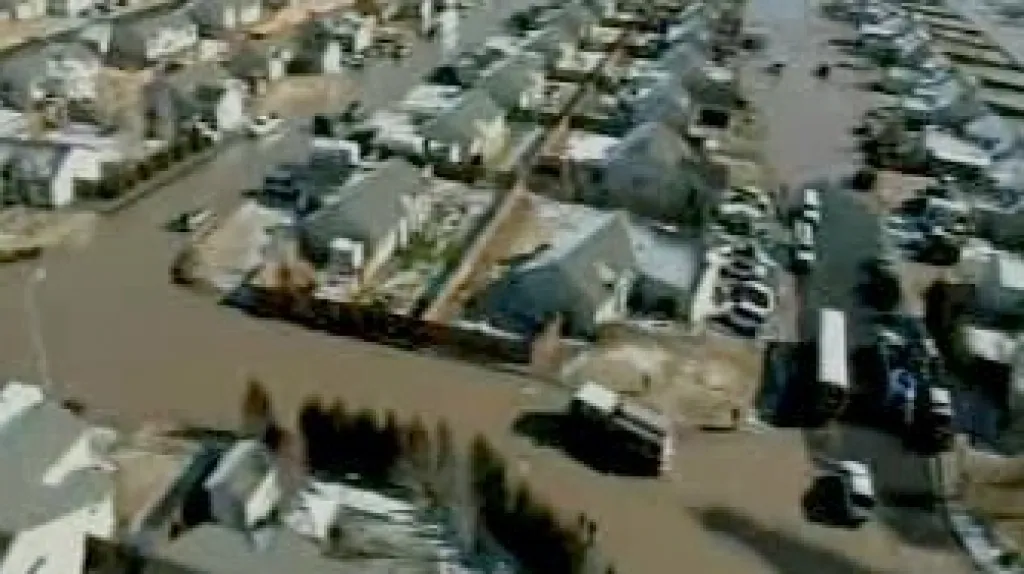 Zaplavené město Fernley