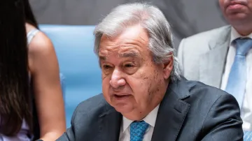 Generální tajemník OSN António Guterres na snímku z června 2025