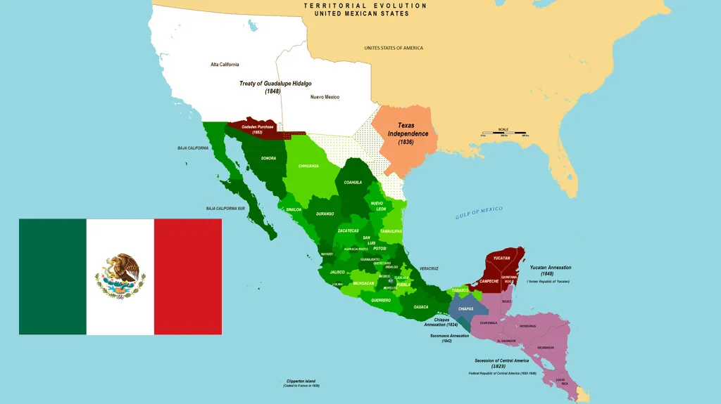 Uzemní vývoj Mexica