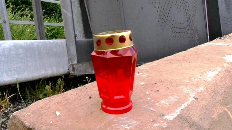 Svíčka na místě nehody