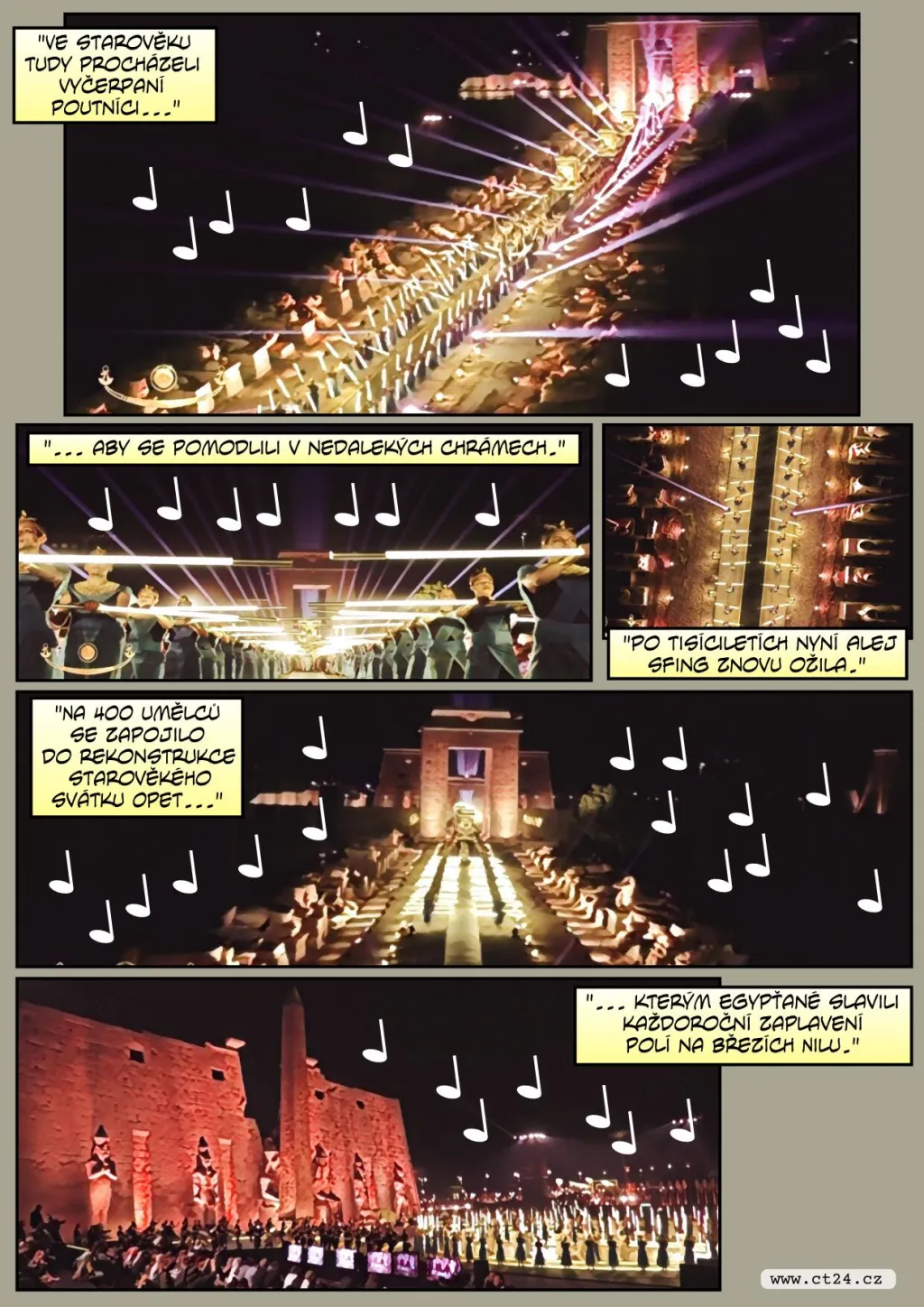 V Egyptě otevřeli prastarou Alej sfing