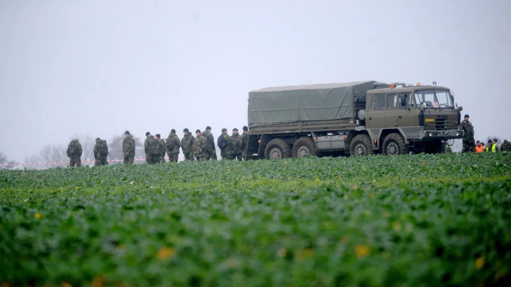 Vyšetřování nehody L-159 u Kolína